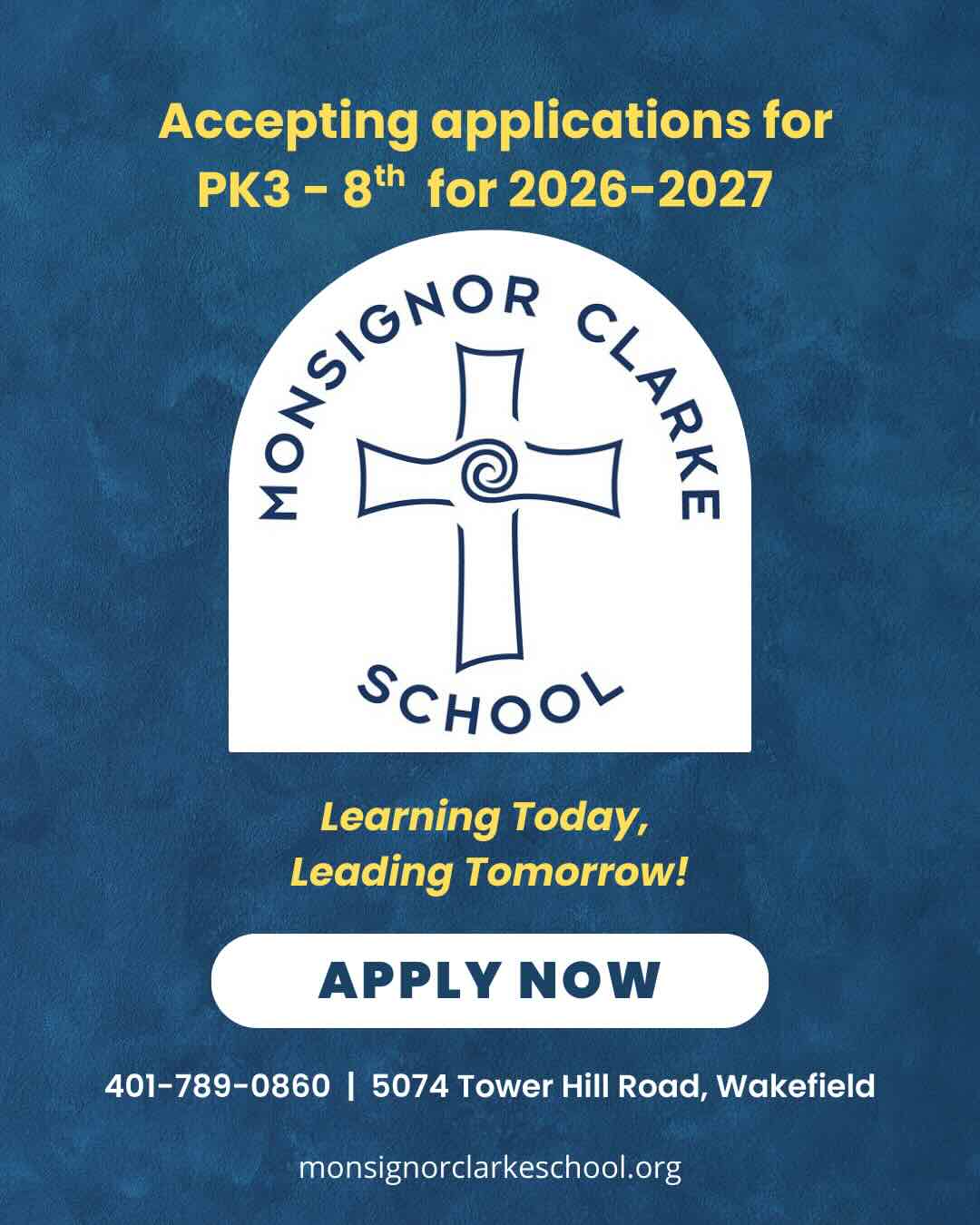 Monsignor Clarke School Apply Now